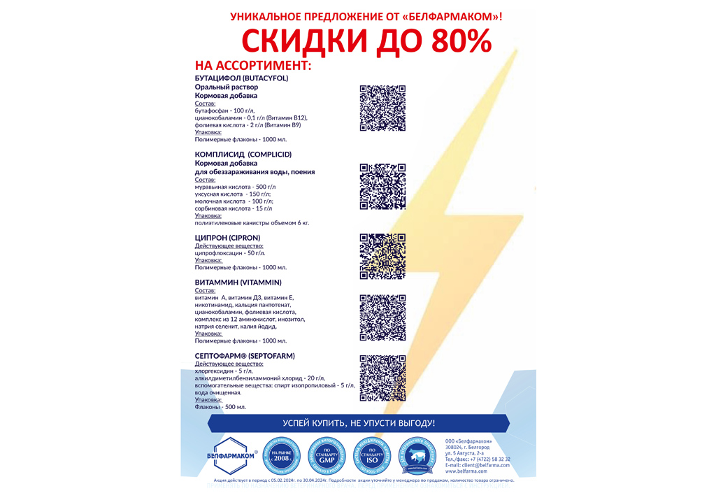 Уникальное предложение от "Белфармаком"! Скидки до 80%